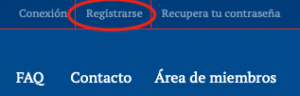 Registrarse